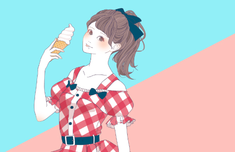 ファッションイラスト・ガールズ制作